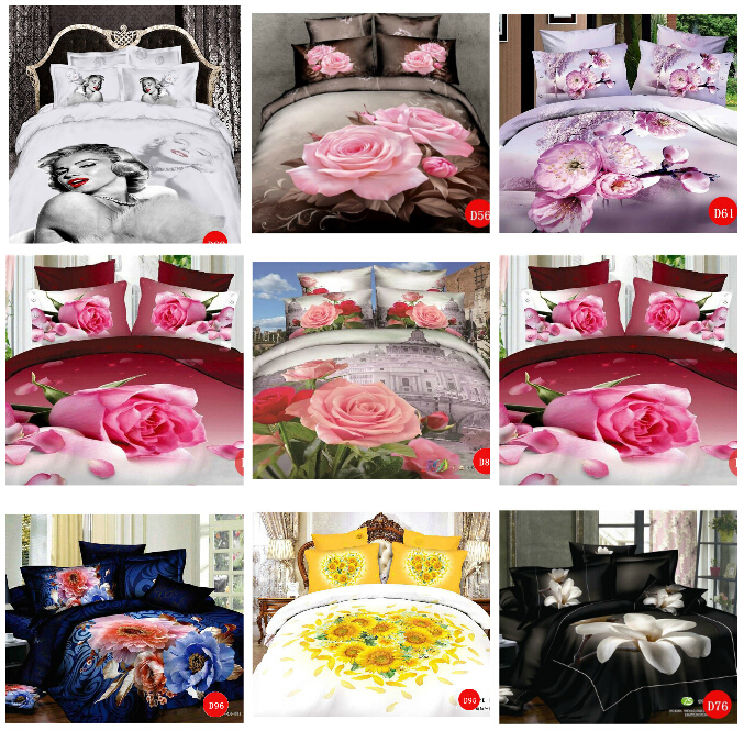 2015 м ο 4  3D  ħ Ʈ   ħ Ʈ ̺ Ʈ ̺ Ŀ Ʈ ħ Ʈ/2015 Fashion new 4 pcs 3D wedding Bedding sets pure cotton satin bedding set comforte